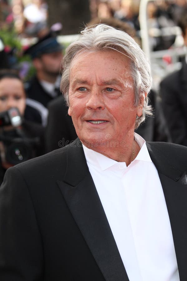 CANNES, FRANCE - MAY 14: Alain Delon attends the 'Il Gattopardo' premiere held at the Palais des Festivals during the 63rd Cannes Film Festival on May 14, 2010 in Cannes, France