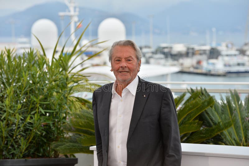 CANNES, FRANCE. May 19, 2019: Alain Delon at the photocall for French actor Alain Delon receiving the Palme D'Or D'Honneur at the 72nd Festival de Cannes..Picture: Paul Smith / Featureflash