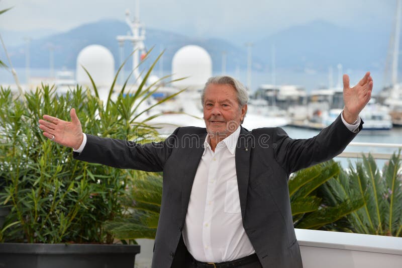CANNES, FRANCE. May 19, 2019: Alain Delon at the photocall for French actor Alain Delon receiving the Palme D'Or D'Honneur at the 72nd Festival de Cannes..Picture: Paul Smith / Featureflash