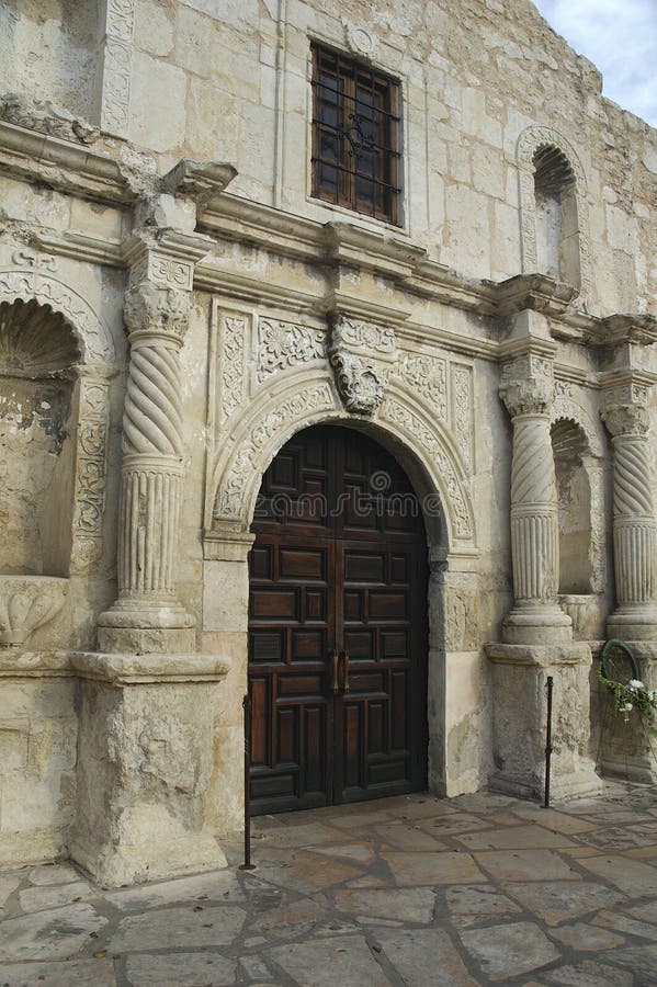 Alamo Chapel Entrance royalty free stock image Alamo Chapel Entrance royalty free stock image