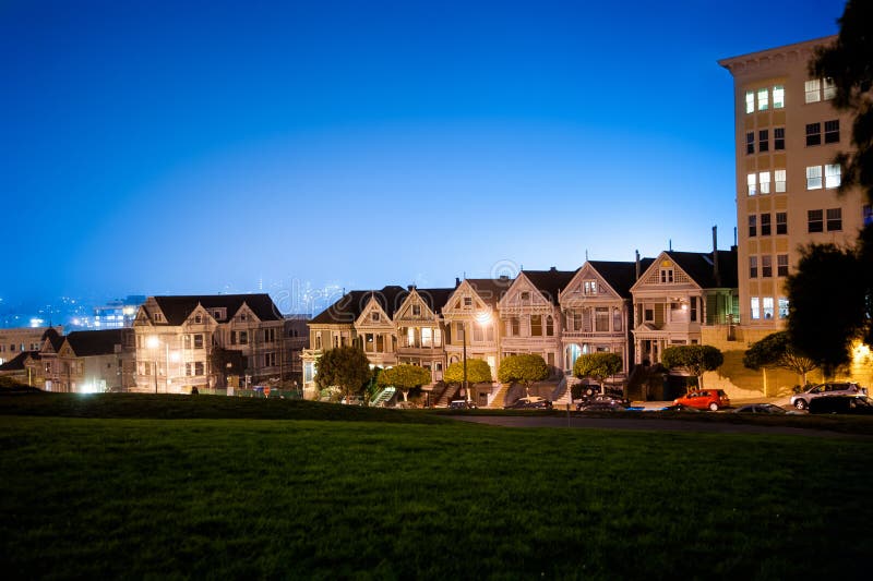 Alamo Square - San Francisco royalty free stock image