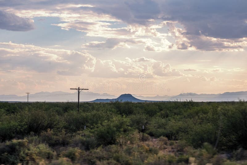 Alamogordo To El Paso Highway 54 Desert Stock Photo - Image of roadside ...