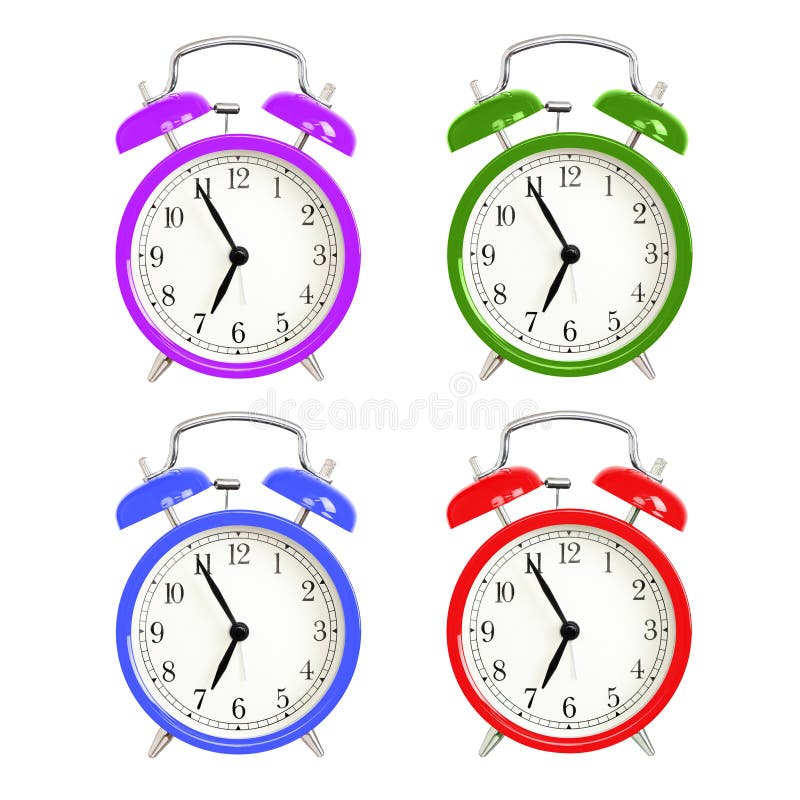 Daylight Saving Time. Change Clock To Summer Time. Stock Photo - Image of  saving, isolated: 110689460