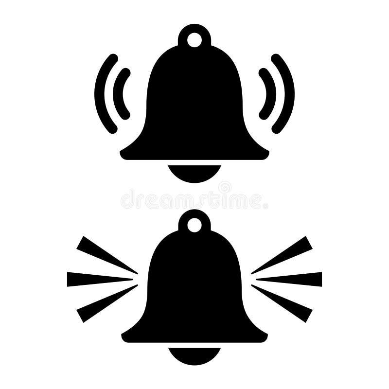 Alarm Sound Signal Vector Icon Stock Vector - Illustration of loud