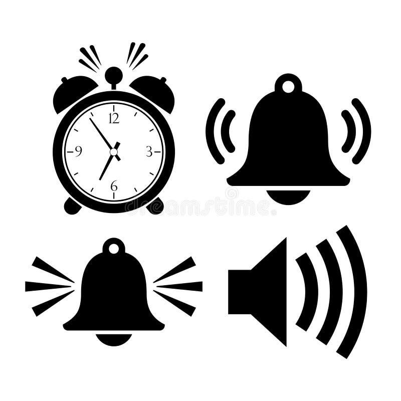 Alarm stock vector. Illustration of symbols, icons, loud - 34668167