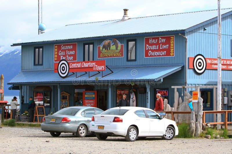 Alaska - Homer Restaurant Harbor Grill Editorial Photography - Image of