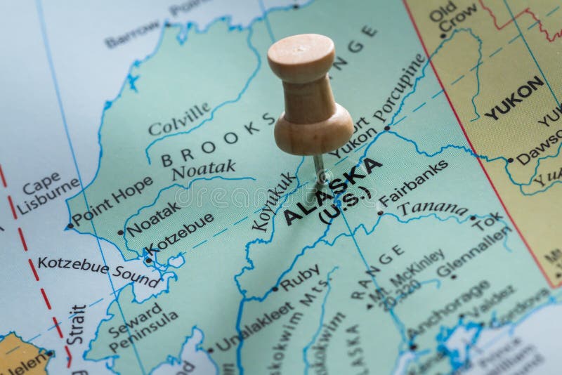Alaska marked on a map stock image. Image of plan, countries - 68133127 Alaska Marked On A Map Stock Image. Image Of Plan, Countries - 68133127