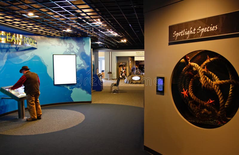 Alaska Sea Life Center 2nd Floor Displays stock photos Alaska Sea Life Center 2nd Floor Displays stock photos