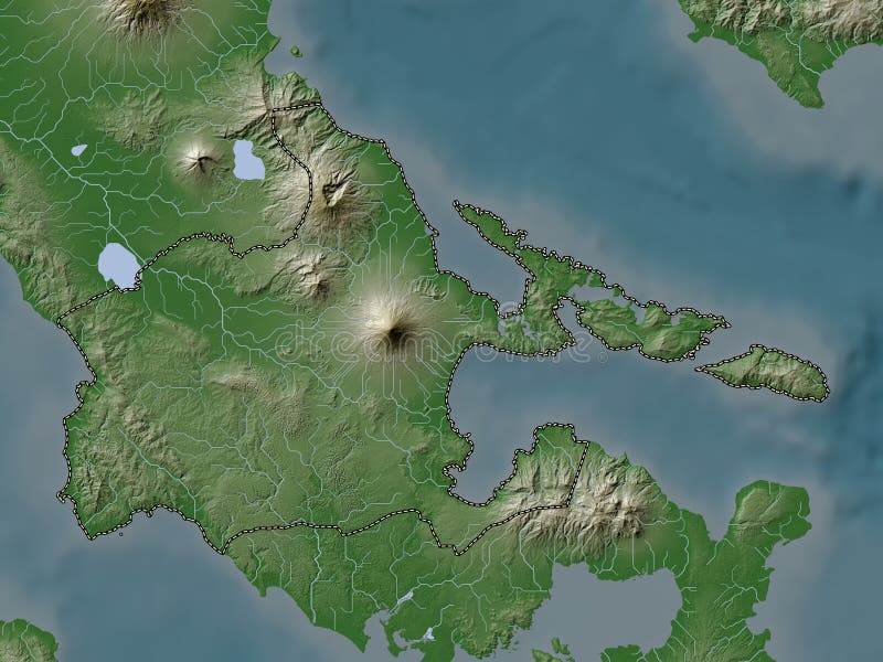 Albay, Philippines. Wiki. No Legend Stock Illustration Illustration