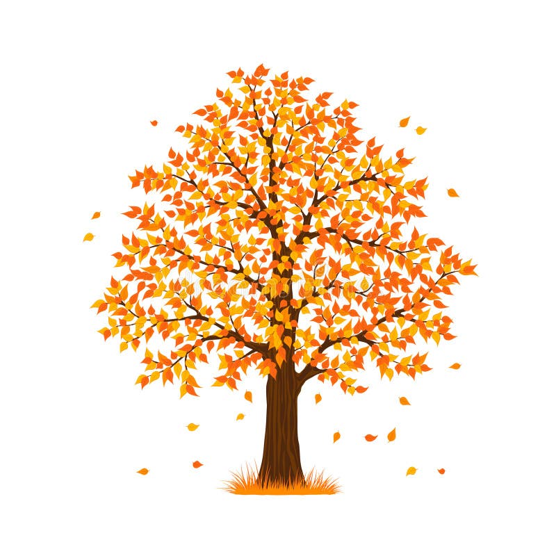 Albero di caduta di autunno