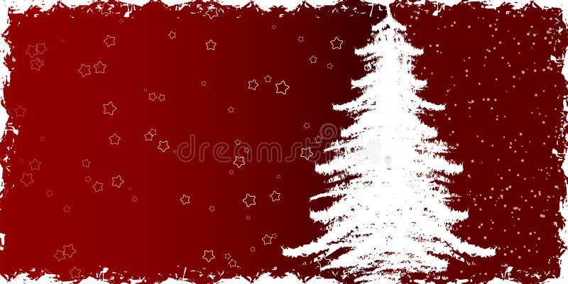 Abstract winter background with christmas tree. Abstract winter background with christmas tree