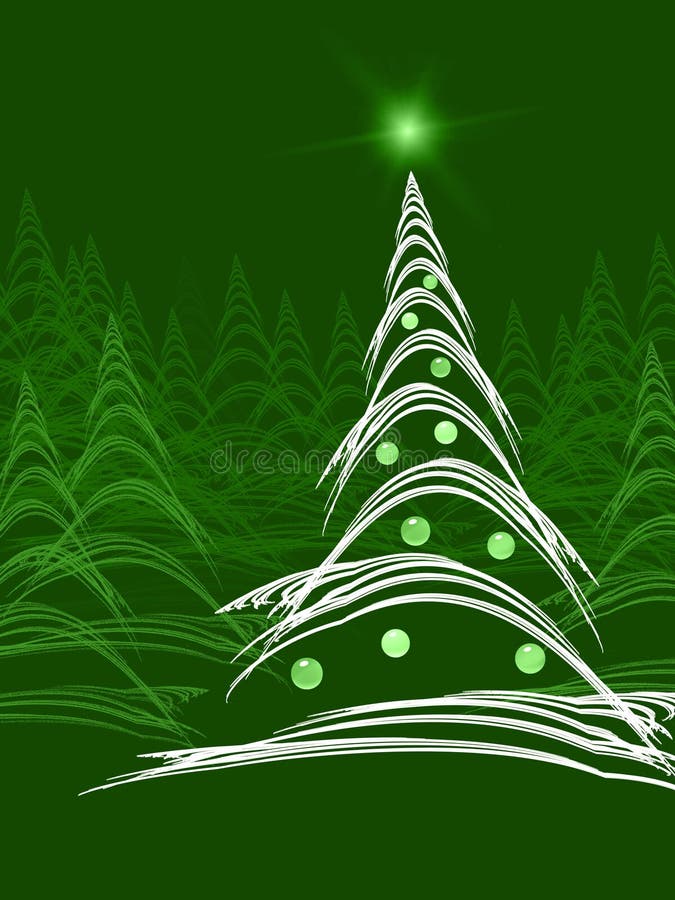 Albero di Natale illustrazione vettoriale