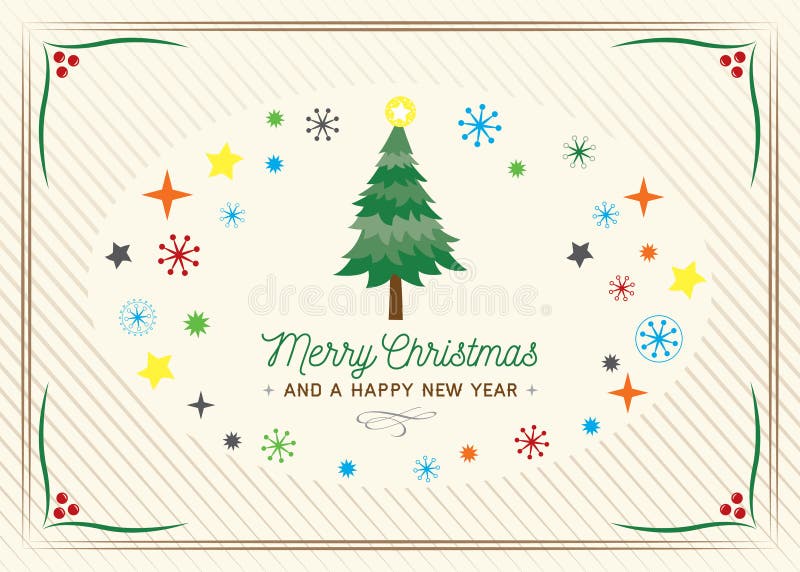 Albero di Natale illustrazione di stock