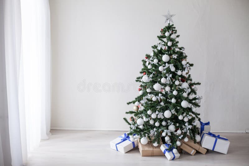 Christmas Decor Christmas tree on a white background 1. Christmas Decor Christmas tree on a white background 1