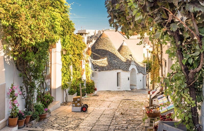 Alberobello Trulli, Pouilles, Puglia, Italie photos stock Alberobello Trulli, Pouilles, Puglia, Italie photos stock