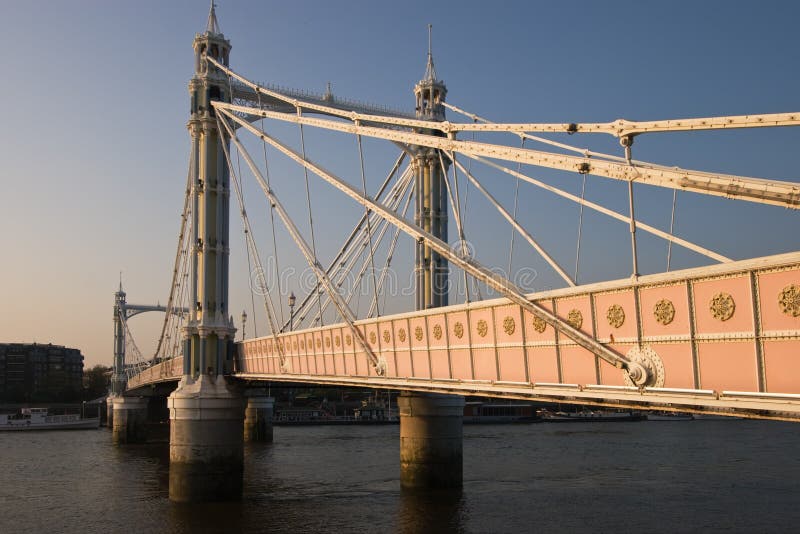 Albert Bridge at Sunset