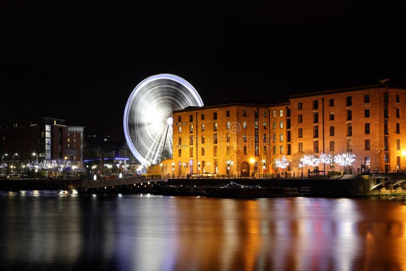 Albert Dock, Liverpool, Förenade kungariket royaltyfri fotografi