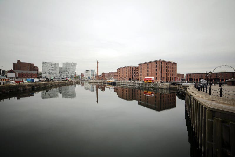 Albert Dock, Liverpool, Förenade kungariket royaltyfria bilder