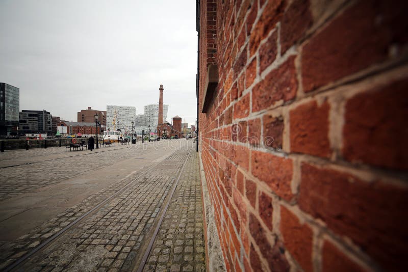 Albert Dock, Liverpool, Förenade kungariket arkivbilder