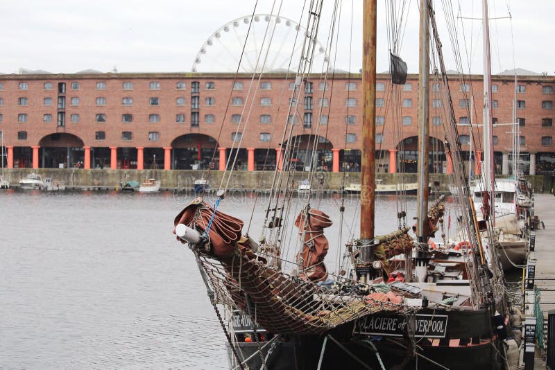 Albert Dock, Liverpool, Förenade kungariket fotografering för bildbyråer