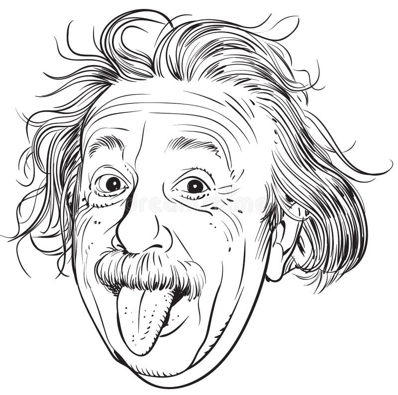 How to Draw Albert Einstein Step by Step