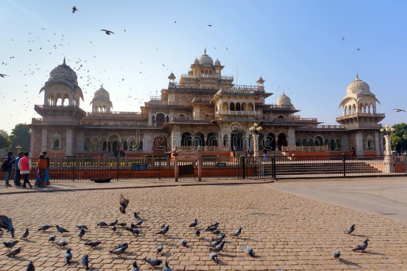 Albert Hall - Central Museum, Jaipur stock image Albert Hall - Central Museum, Jaipur stock image