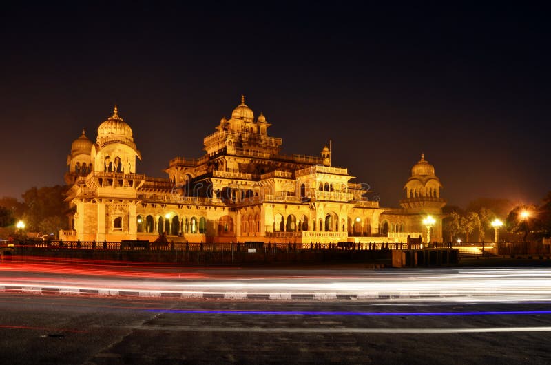 Albert Hall (Central Museum) in Jaipur, Rajasthan, India stock image Albert Hall (Central Museum) in Jaipur, Rajasthan, India stock image