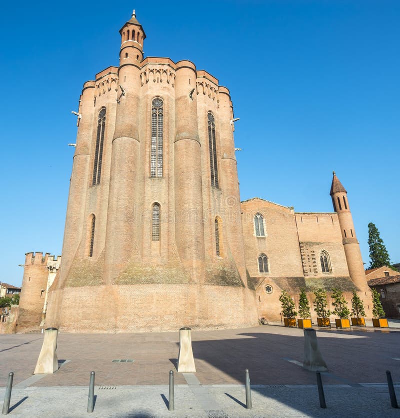 Albi (Francja), katedra zdjęcie stock Albi (Francja), katedra zdjęcie stock