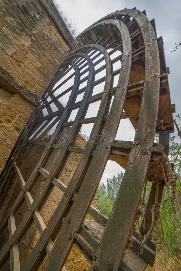 Alboalfia waterwheel or Kulaib mill, Cordoba, Spain