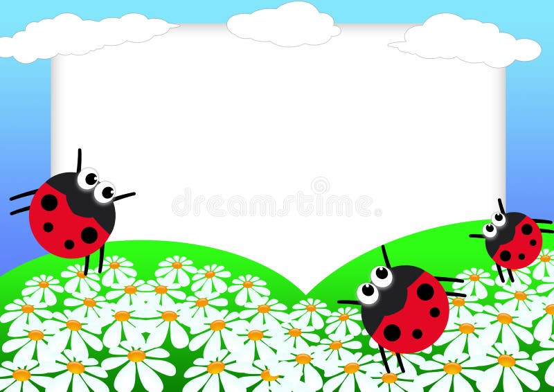 Album del Ladybug illustrazione di stock Album del Ladybug illustrazione di stock