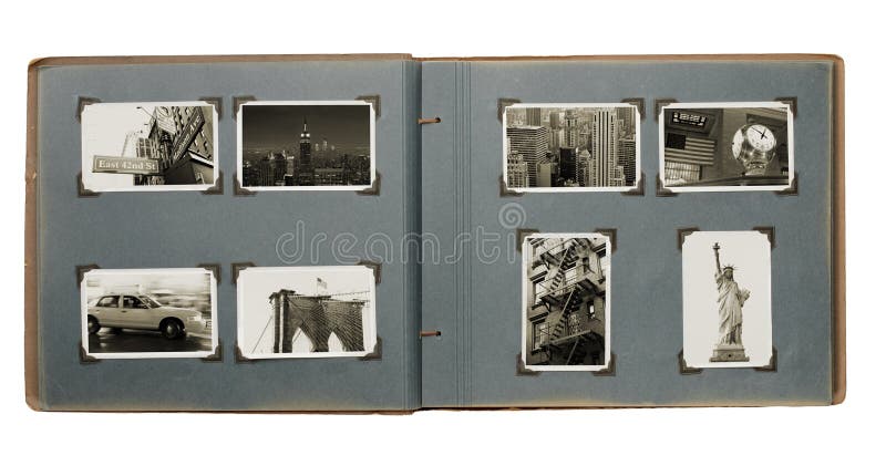Album di New York fotografia stock