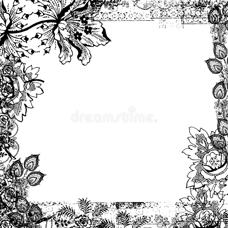 album kwiecisty tła rocznik royalty ilustracja album kwiecisty tła rocznik royalty ilustracja