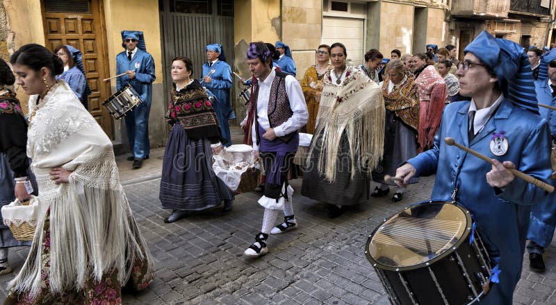 Easter Week Celebrations in Teruel, Spain. Editorial Stock Image ...