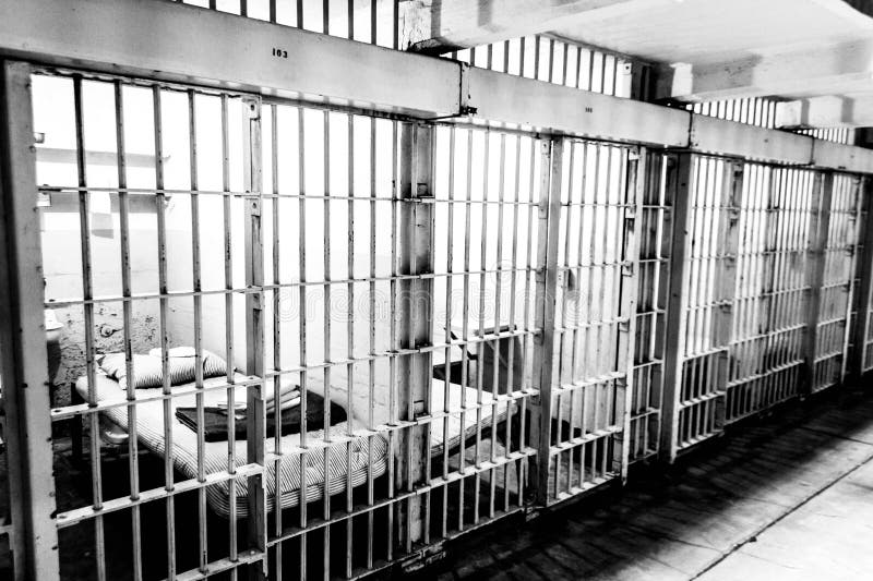 Corridor inside Alcatraz prison. The infamous prison is now a popular tourist attraction in San Francisco, California, USA. Corridor inside Alcatraz prison. The infamous prison is now a popular tourist attraction in San Francisco, California, USA