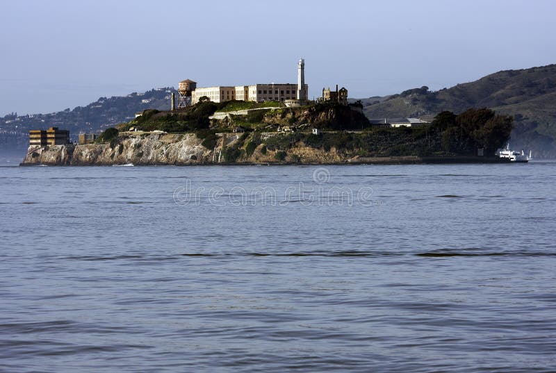 Alcatraz island next to San Francisco