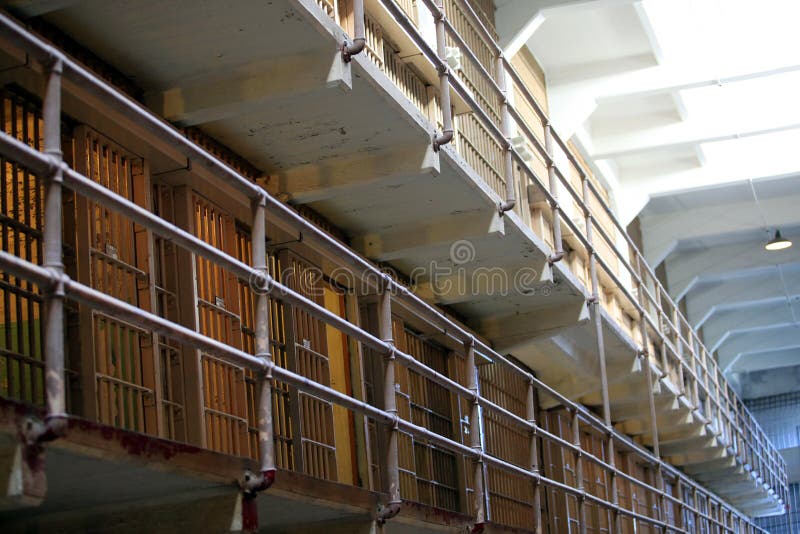 Inside view of Alcatraz Jail House Block