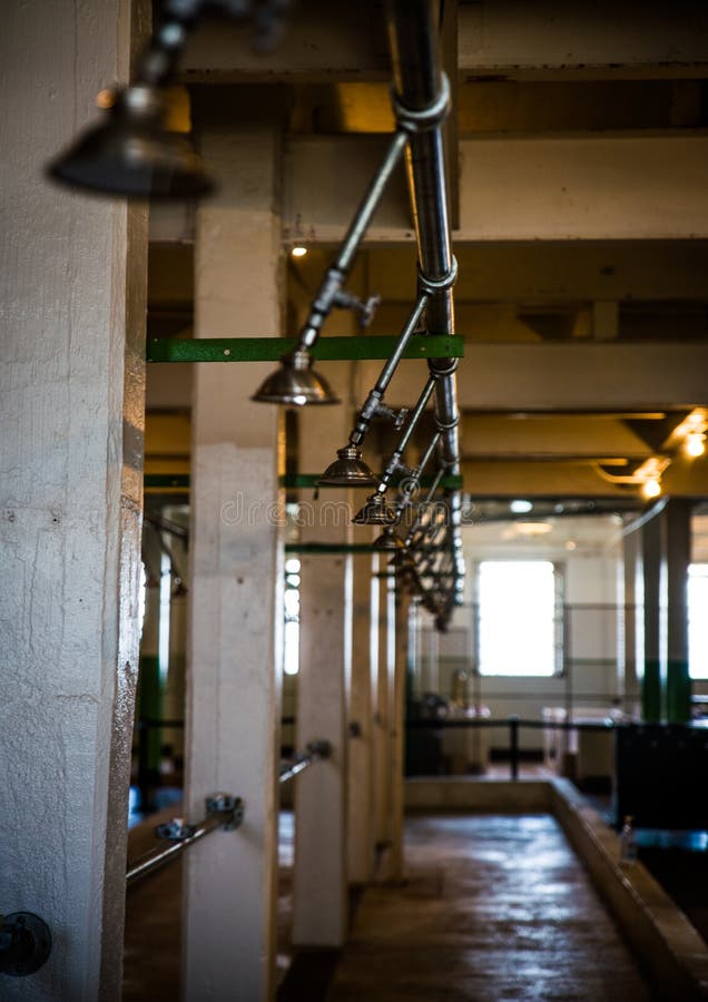 Inside Alcatraz Showers