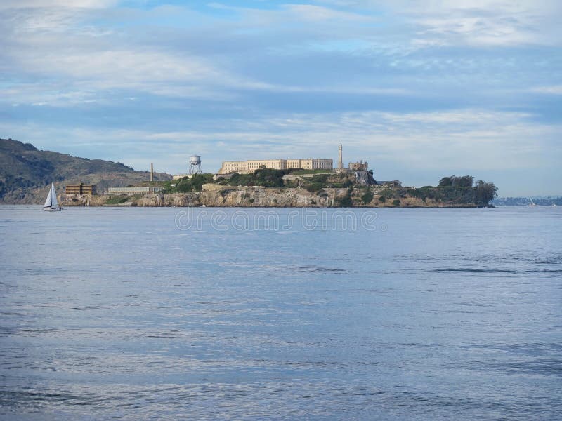 Alcatraz więzienie i wyspa obrazy stock Alcatraz więzienie i wyspa obrazy stock