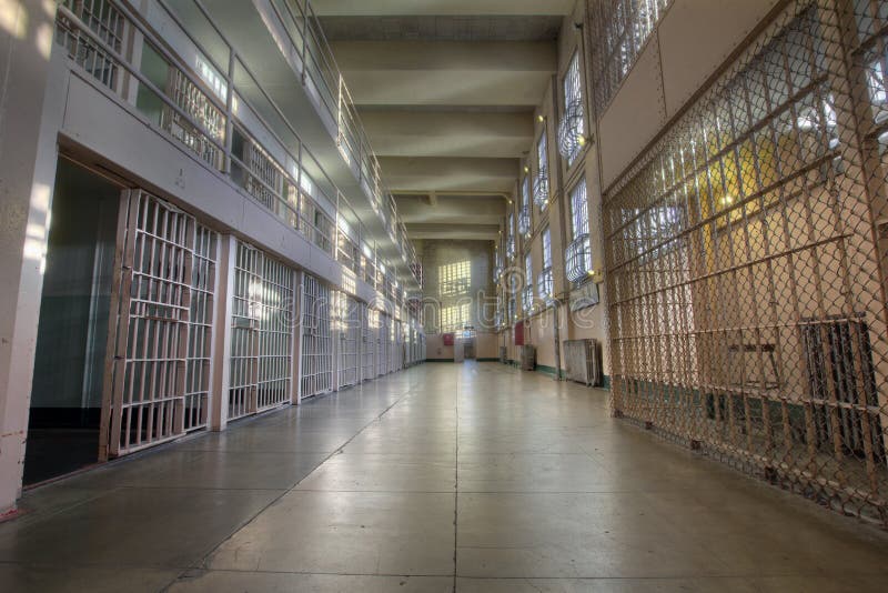 Alcatraz Wyspy Cela Więzienne zdjęcia stock Alcatraz Wyspy Cela Więzienne zdjęcia stock