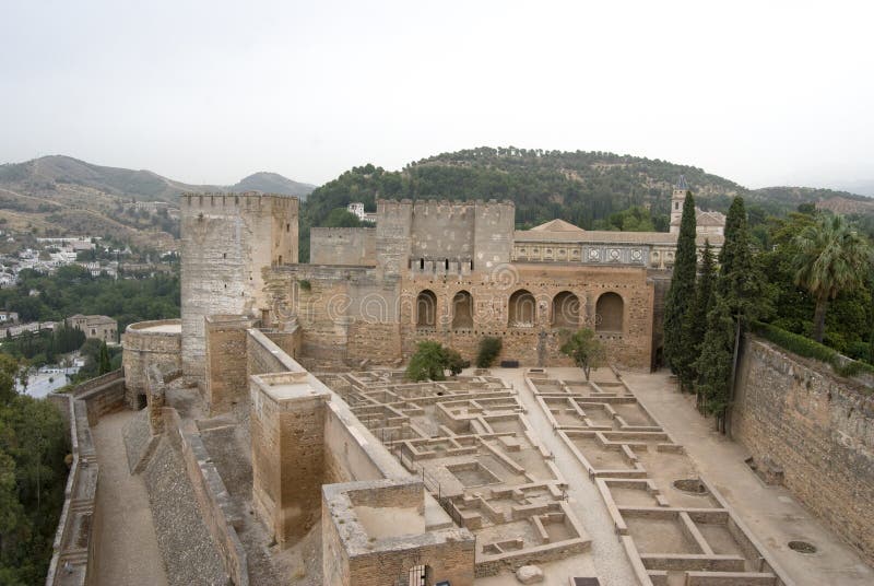 Alcazaba fortress at the Alhambra