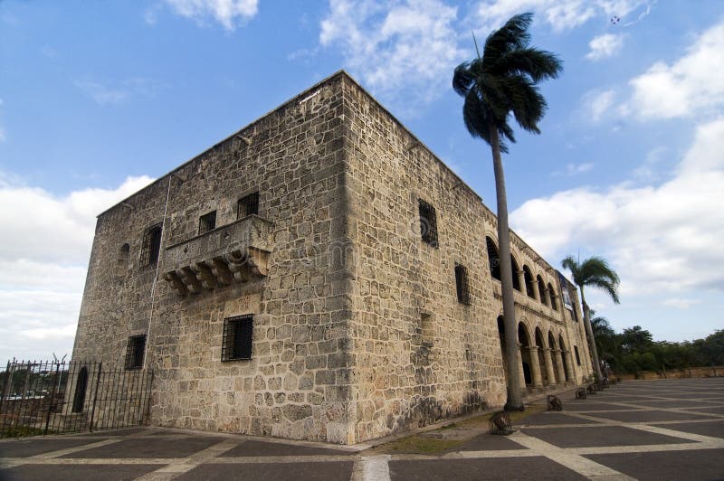 Alcazar de Colon at Colonial Zone in Santo Domingo, Dominican Republic. Alcazar de Colon at Colonial Zone in Santo Domingo, Dominican Republic