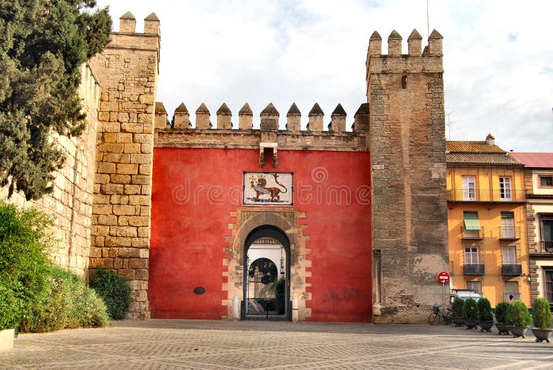 Alcazar di Siviglia immagine stock Alcazar di Siviglia immagine stock