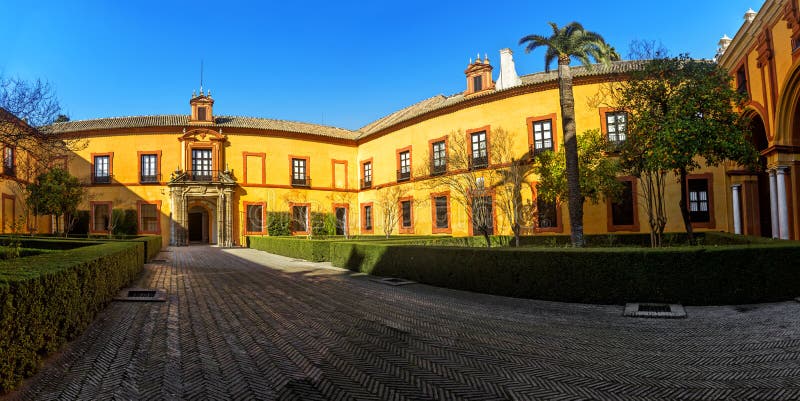 Alcazar reale in Siviglia immagini stock libere da diritti Alcazar reale in Siviglia immagini stock libere da diritti