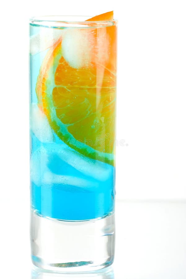 Blue Curacao With Orange Juice Stock Photo Image of drink, alcohol