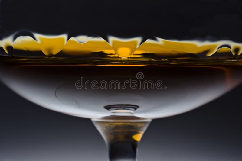 Alcohol in glass stock image. Image of celebration, dark 10573967