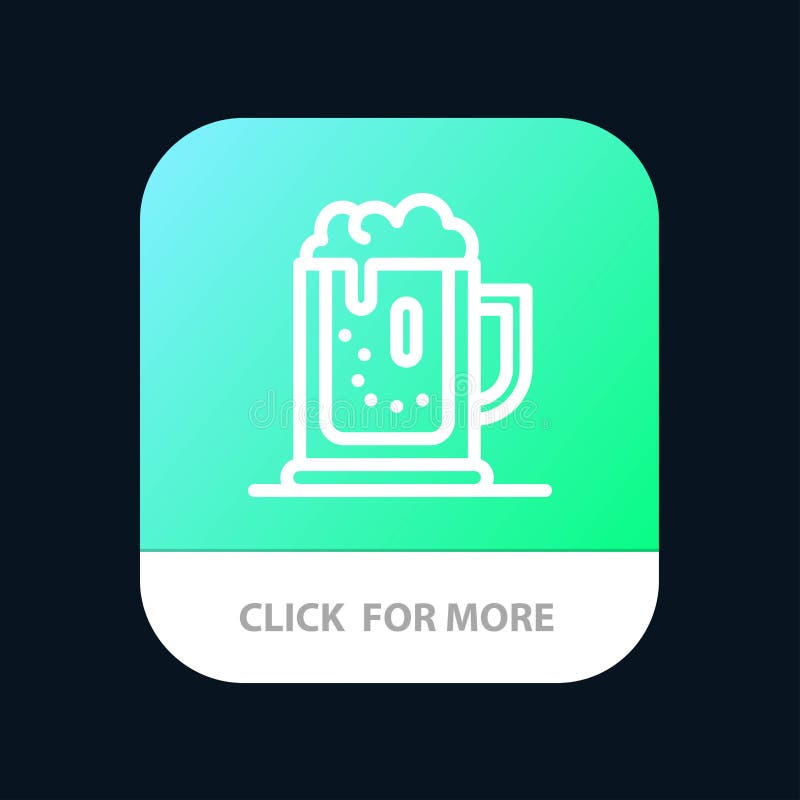 Alcohol Party, Beer, Celebrate, Drink, Jar Mobile App Button. Android