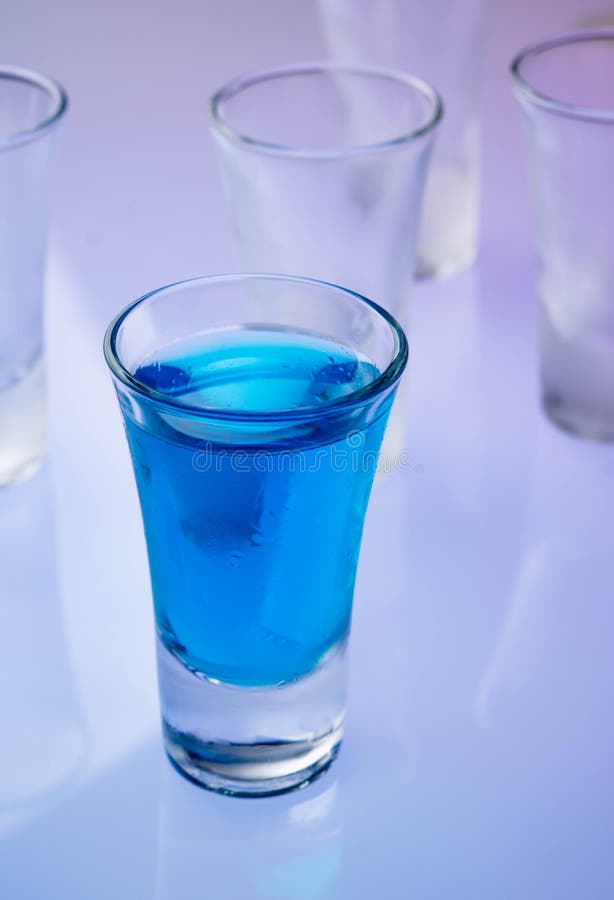 Alcohol in shot glasses stock image. Image of alcohol 51012379