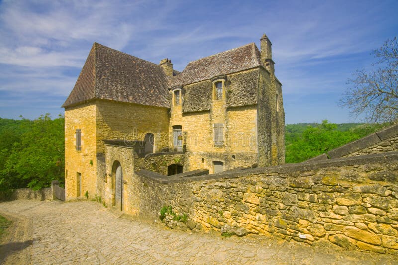 House yn the Village medieval of Beynac-Cazenac, Dordogne valley, France. House yn the Village medieval of Beynac-Cazenac, Dordogne valley, France