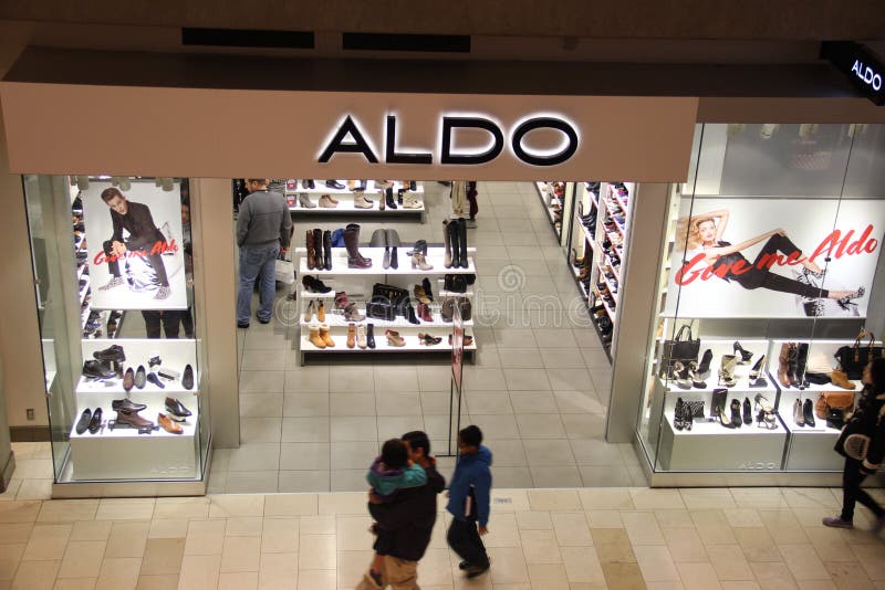 Aldo shoe store editorial stock image. Image of shop - 30916869