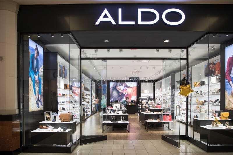 Aldo shoe store editorial stock image. Image of shop - 30916869